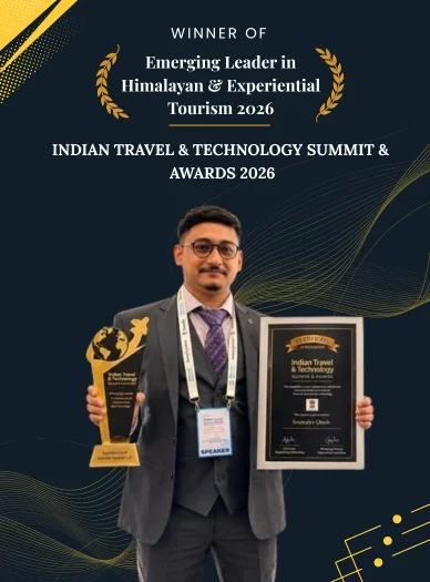 Soumalya Ghosh - Winner of Emerging Leader in Himalayan & Experiential Tourism 2026 - Indian Travel & Technology Summit & Awards 2026
